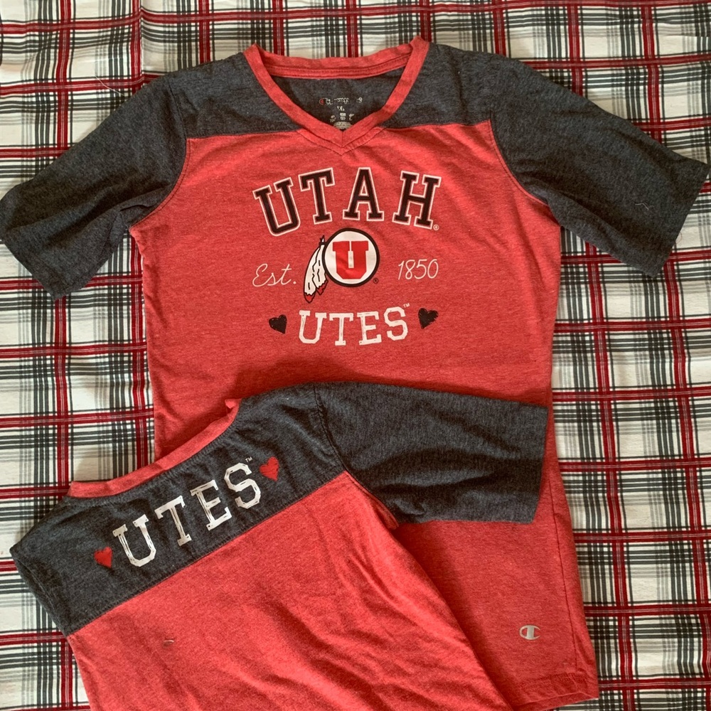 Girls University of Utah “Utes” t-shirts